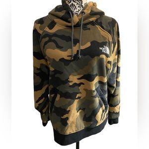 North Face Camo sweatshirt hoodie